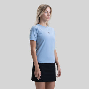 ASCARY T-SHIRT WOMEN FADED DENIM | Monastery Couture