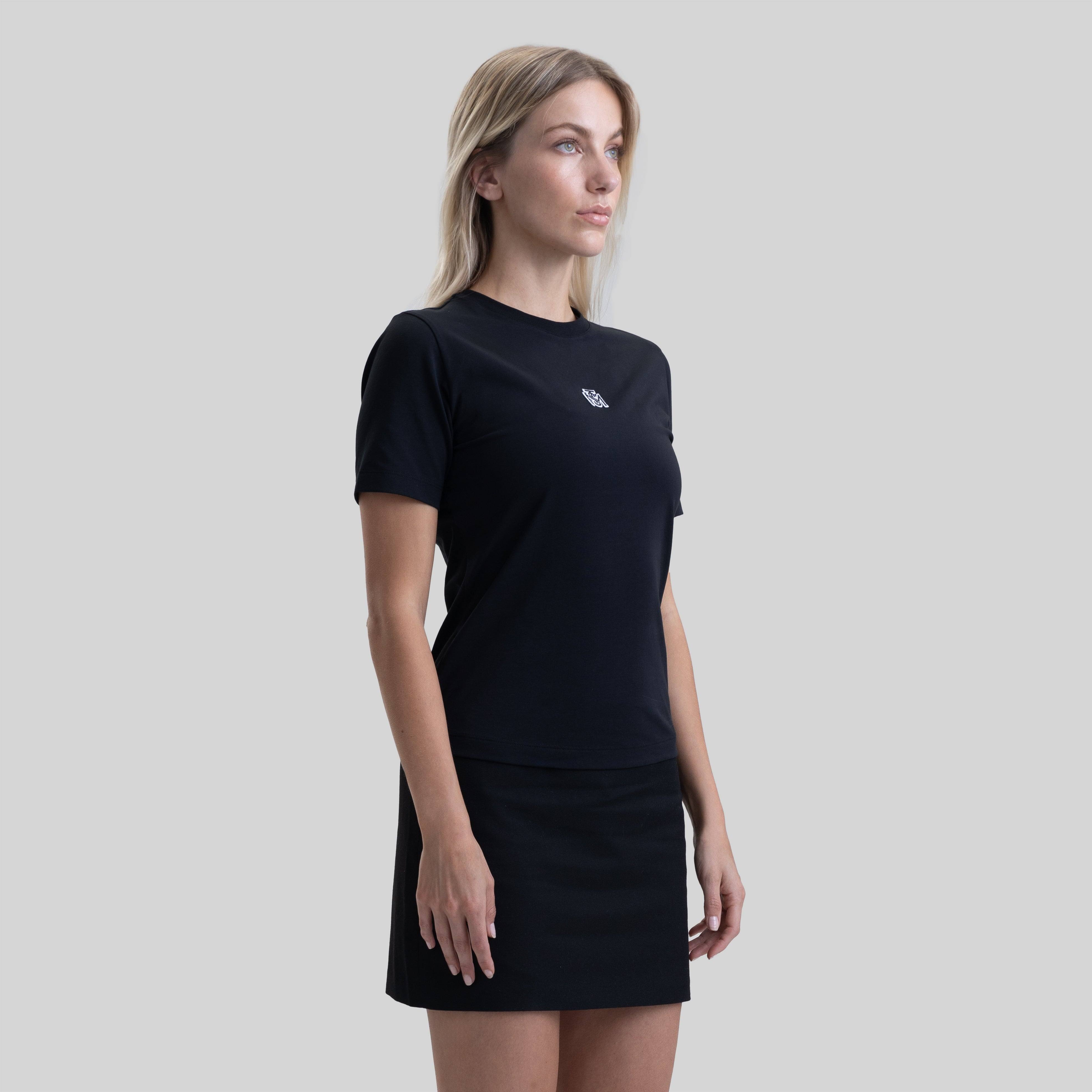 ASCARY T-SHIRT WOMEN BLACK | Monastery Couture