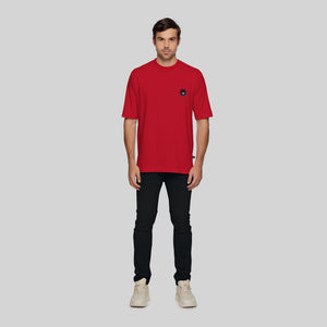 BASTIAN RED T-SHIRT OVERSIZE