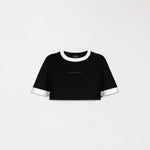 BELSEA CROP TOP WOMEN BLACK L/G