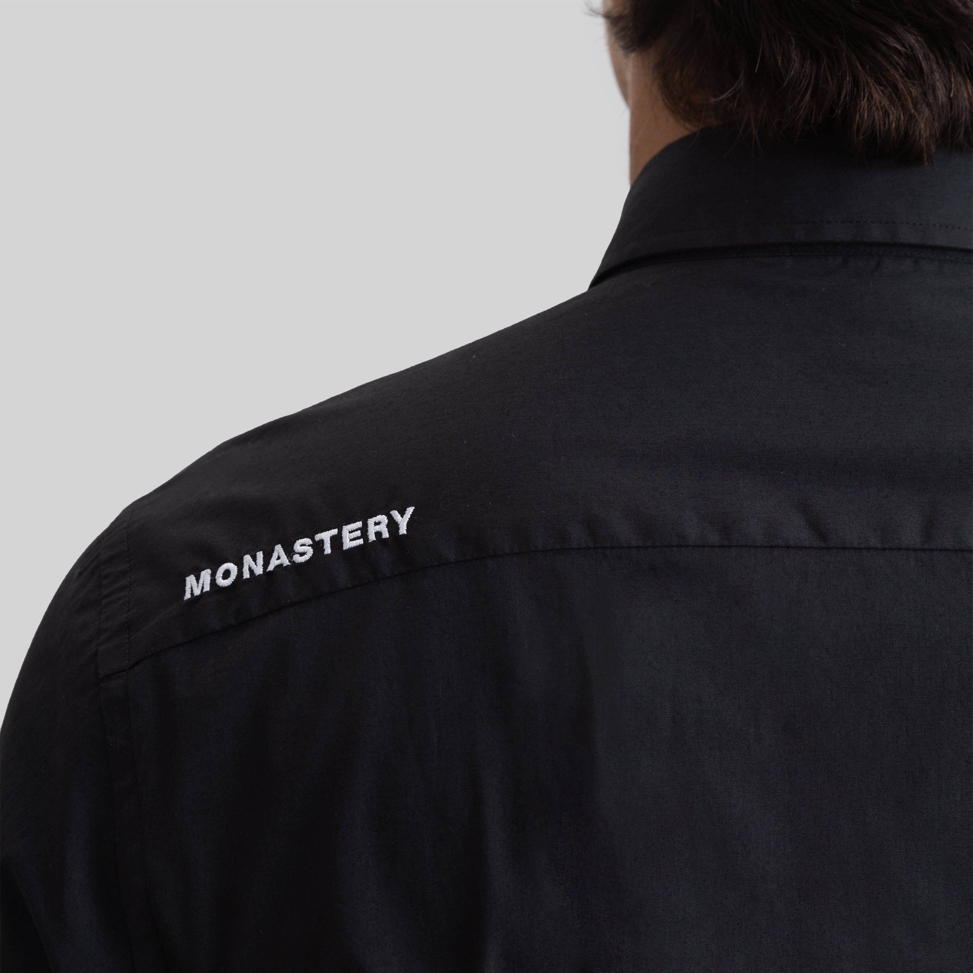 BUGATTI SHIRT LONG SLEEVE BLACK | Monastery Couture