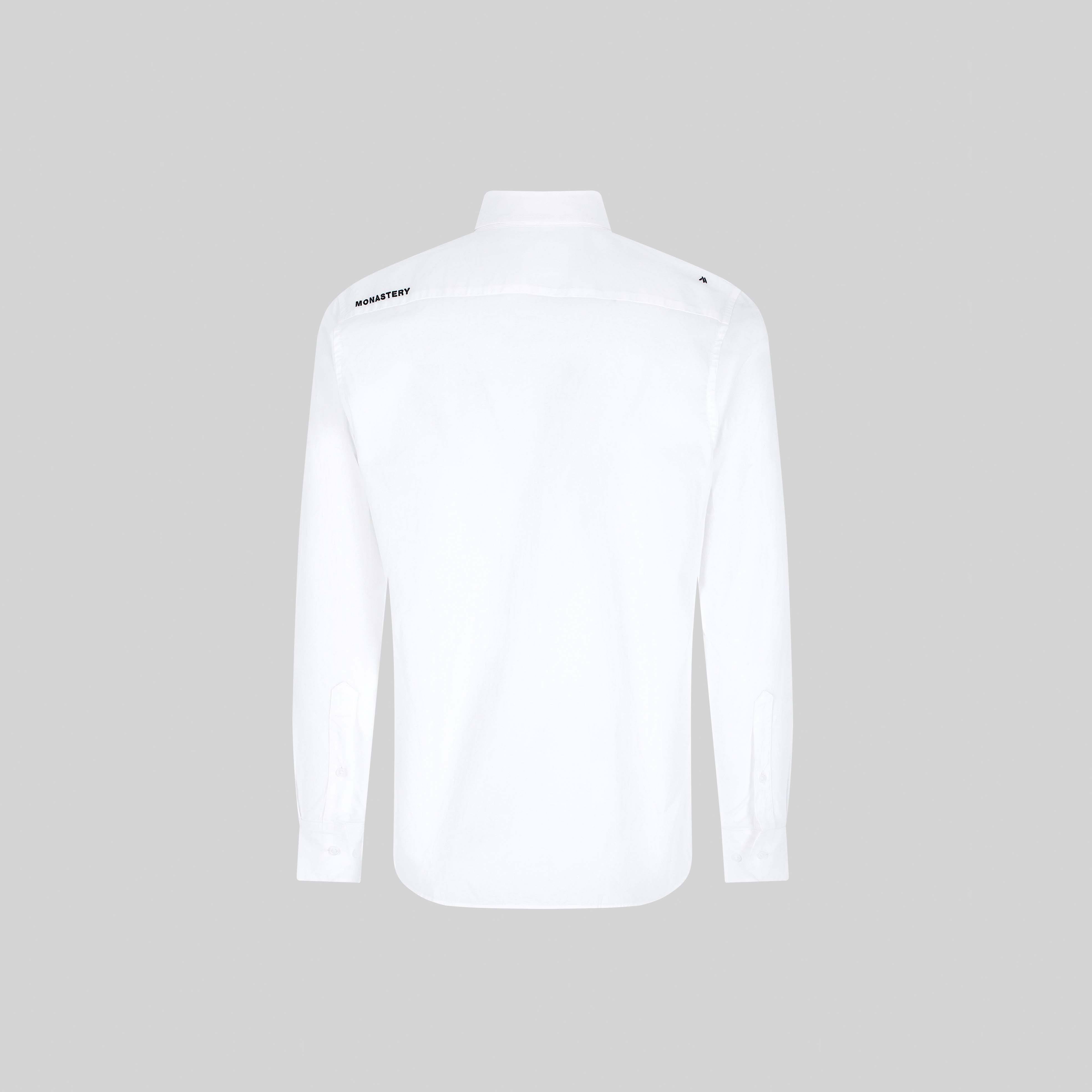 BUGATTI SHIRT LONG SLEEVE WHITE | Monastery Couture