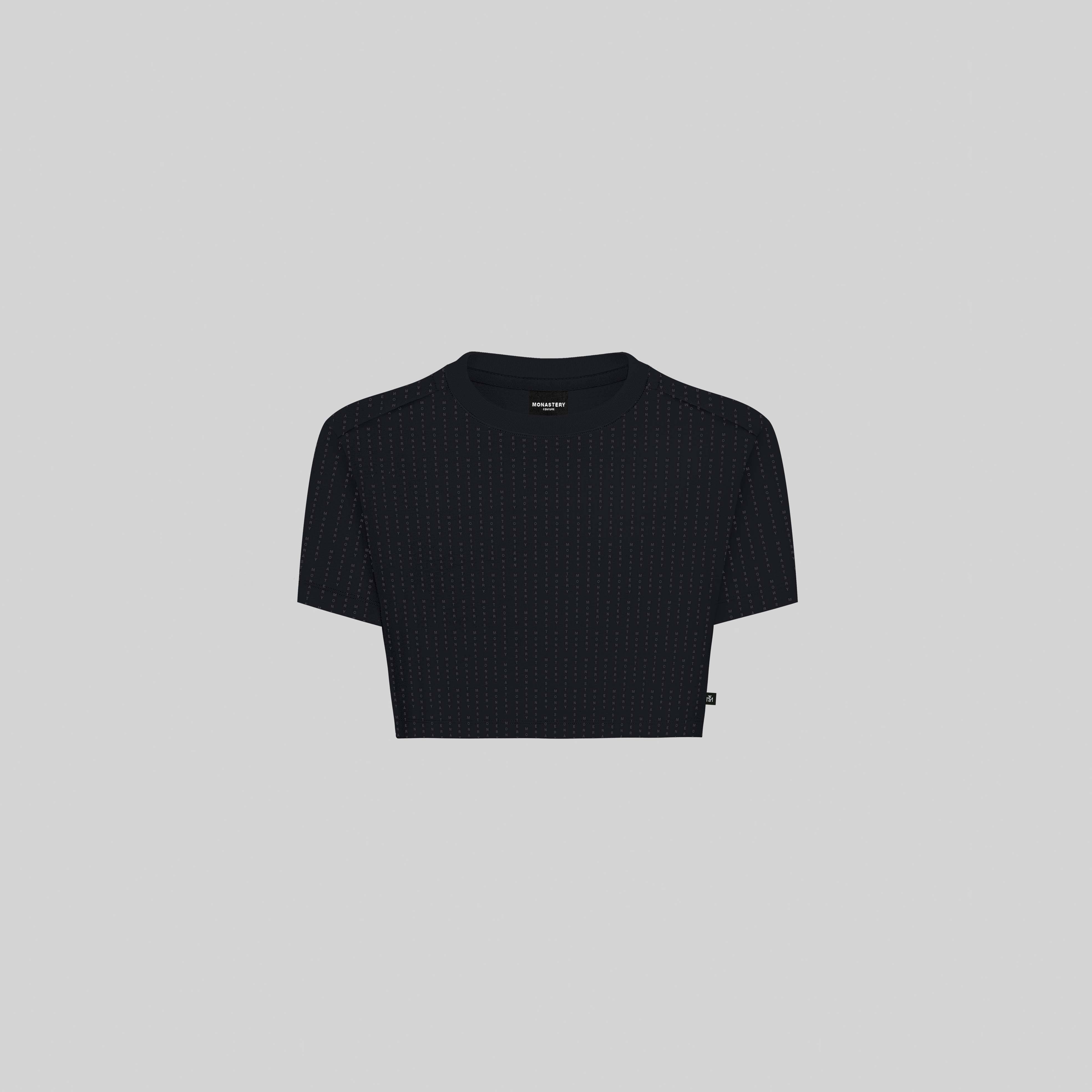 PONTIAC CROP TOP BLACK | Monastery Couture