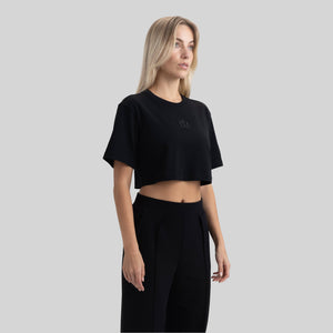 BENZ CROP TOP BLACK | Monastery Couture