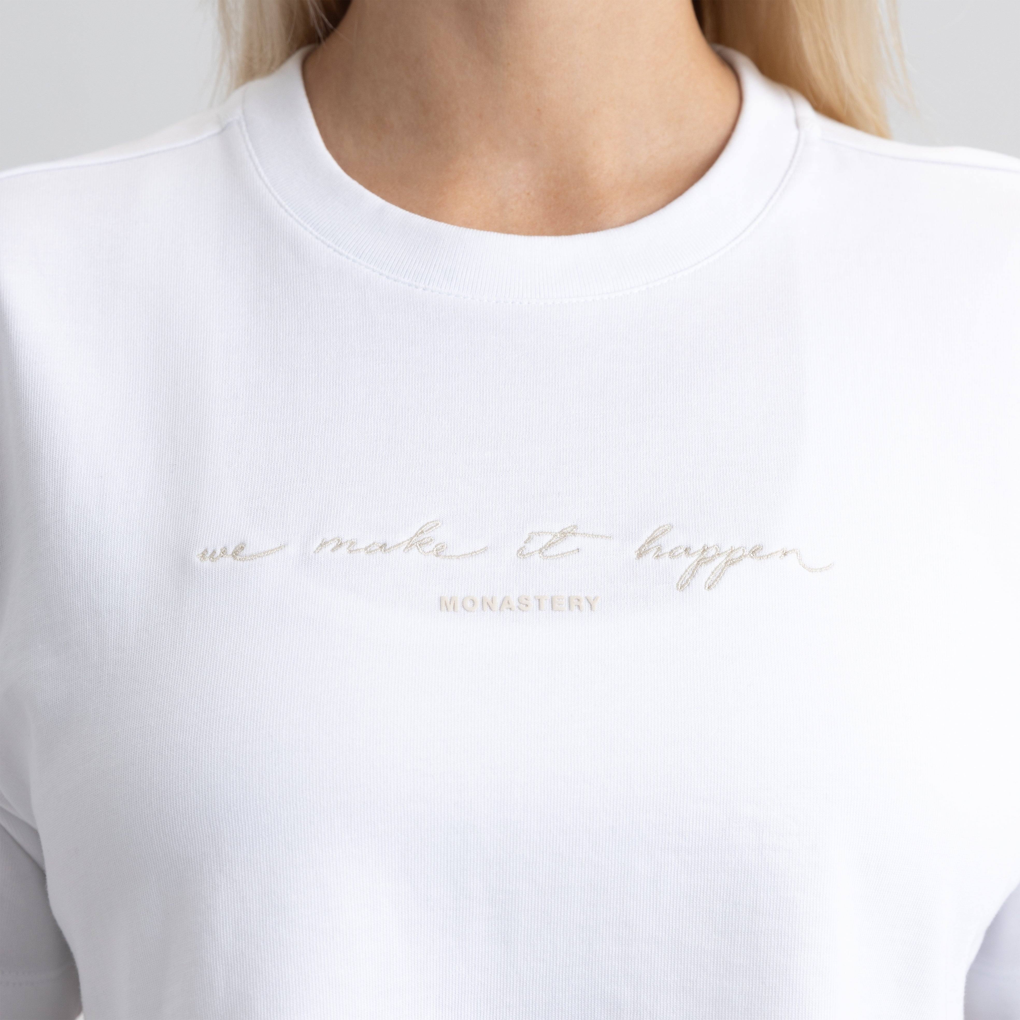 INVICTA CROP TOP WHITE | Monastery Couture