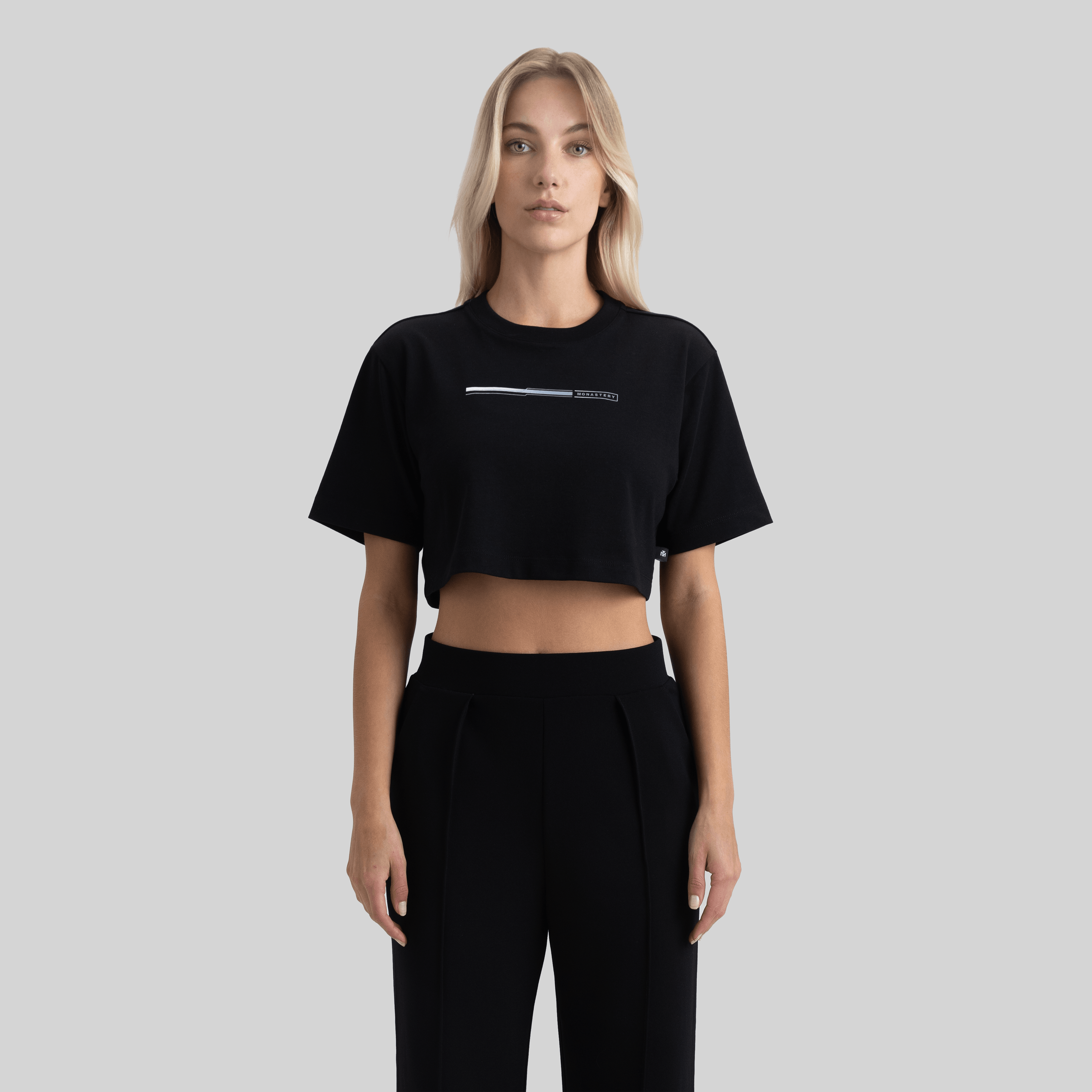 OPEL CROP TOP BLACK | Monastery Couture