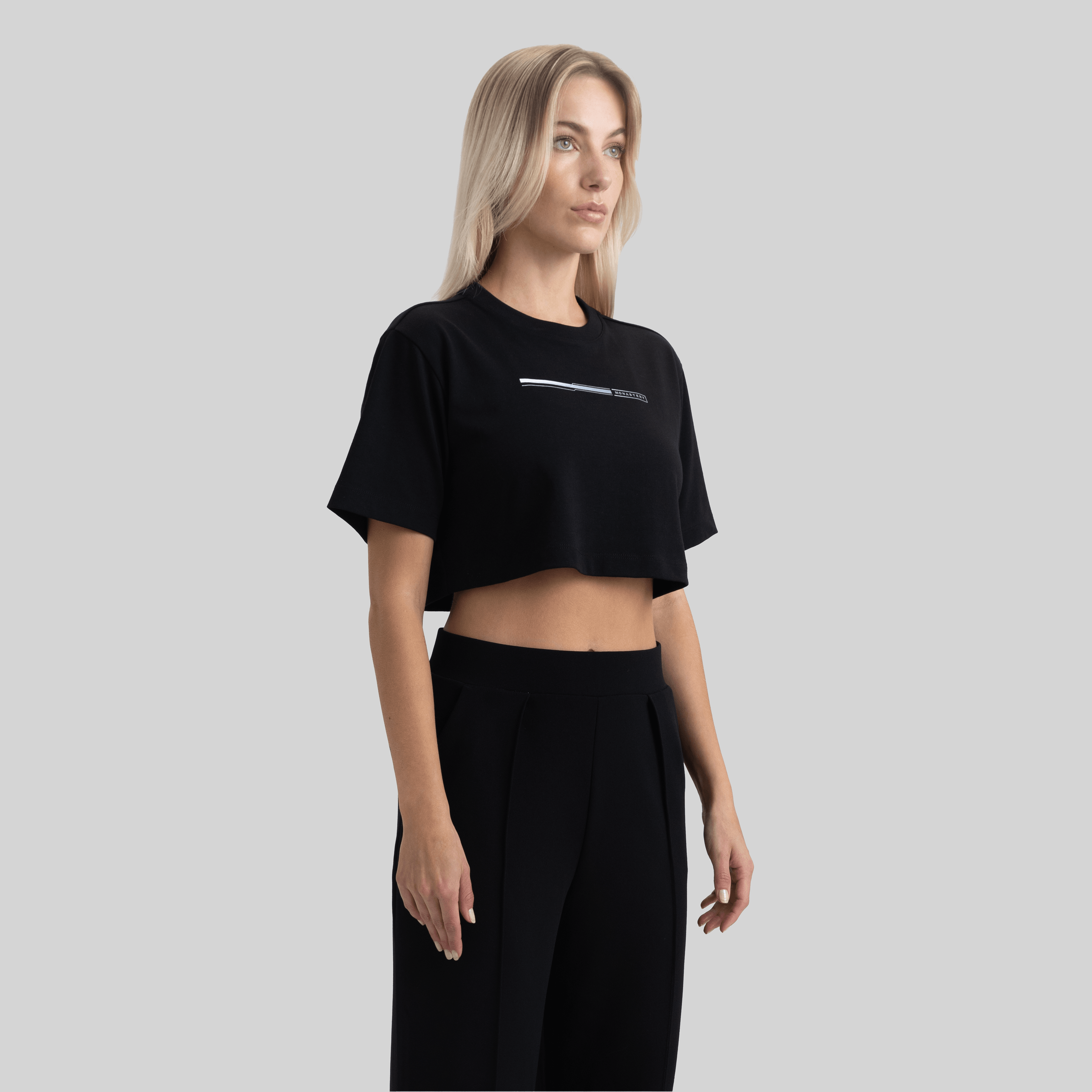 OPEL CROP TOP BLACK | Monastery Couture