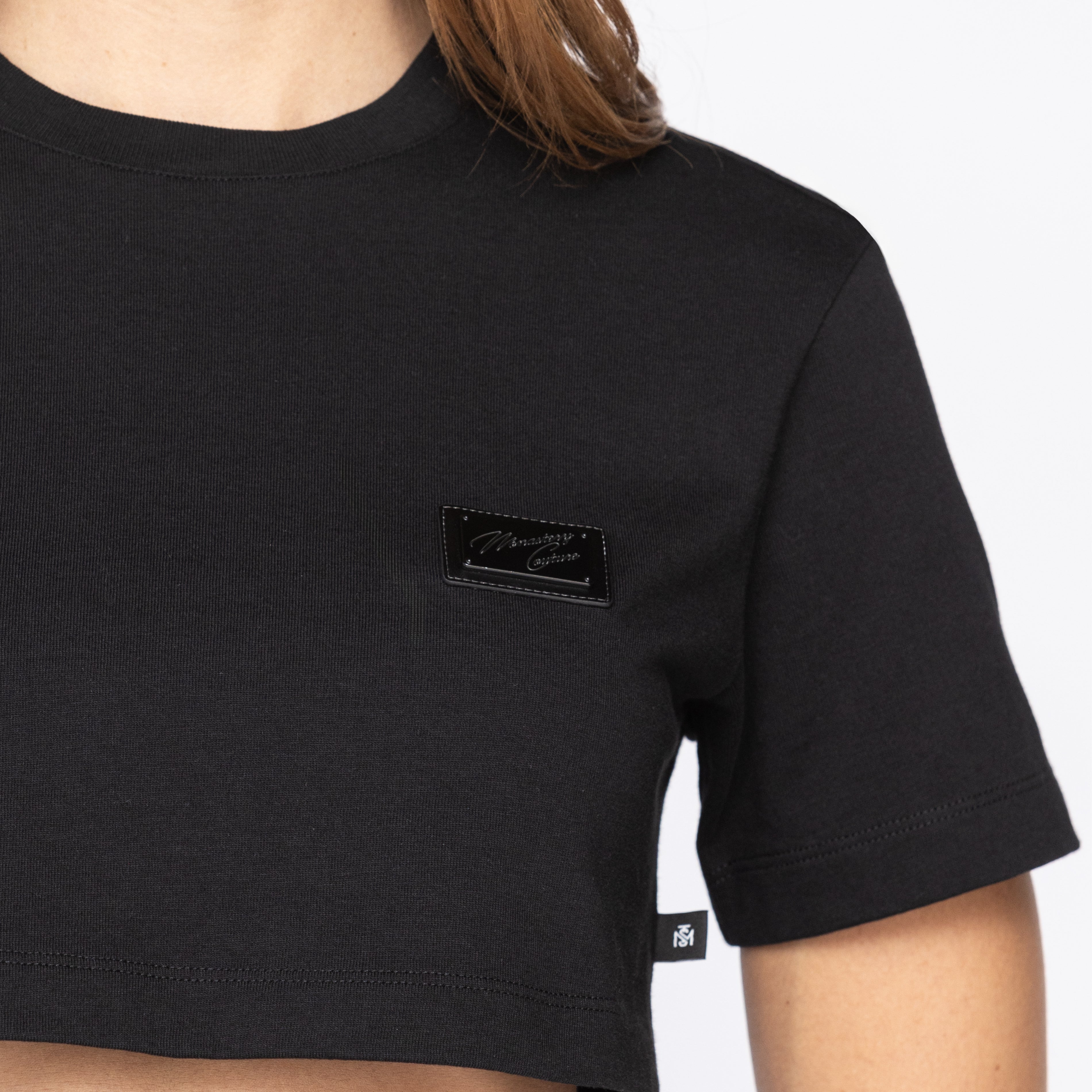 GATERLEN CROP TOP BLACK - Monastery