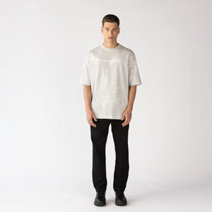 LEANDRO T-SHIRT OVERSIZED MEN MINERAL GRAY