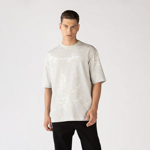 LEANDRO T-SHIRT OVERSIZED MEN MINERAL GRAY