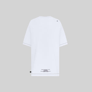 WOLF T-SHIRT OVERSIZE WHITE | Monastery Couture