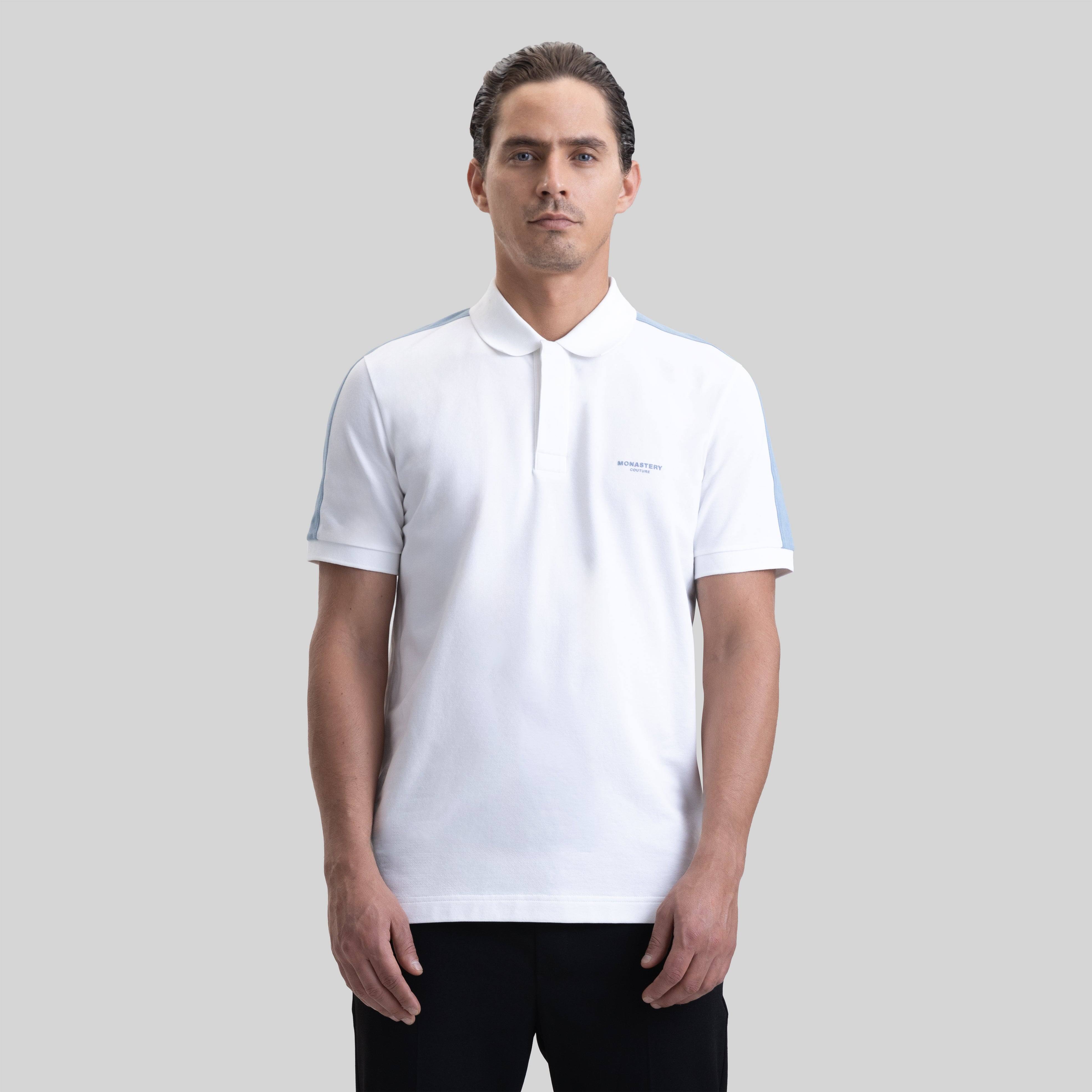 MONACO POLO BOX WHITE | Monastery Couture