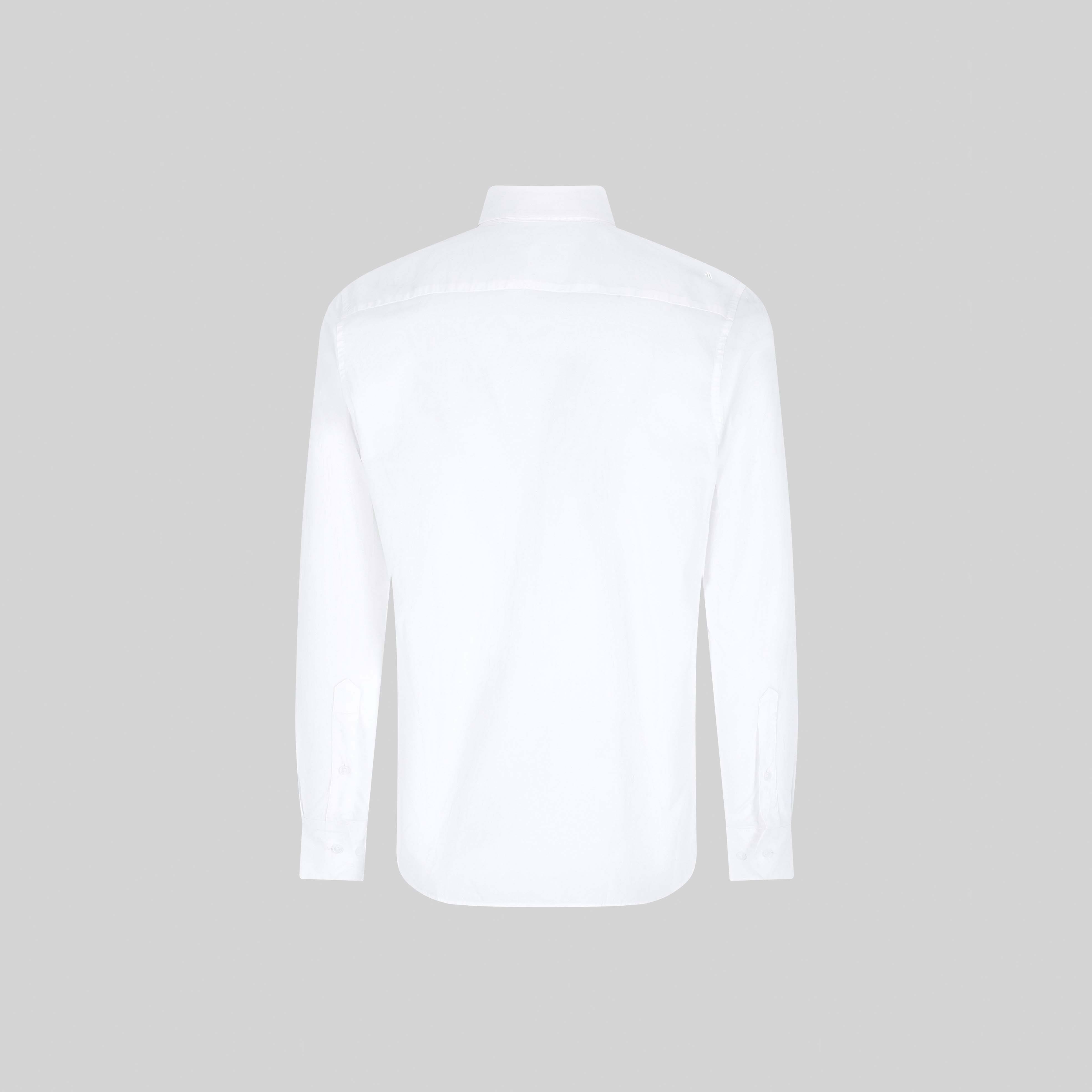 ROLLS SHIRT LONG SLEEVE WHITE | Monastery Couture