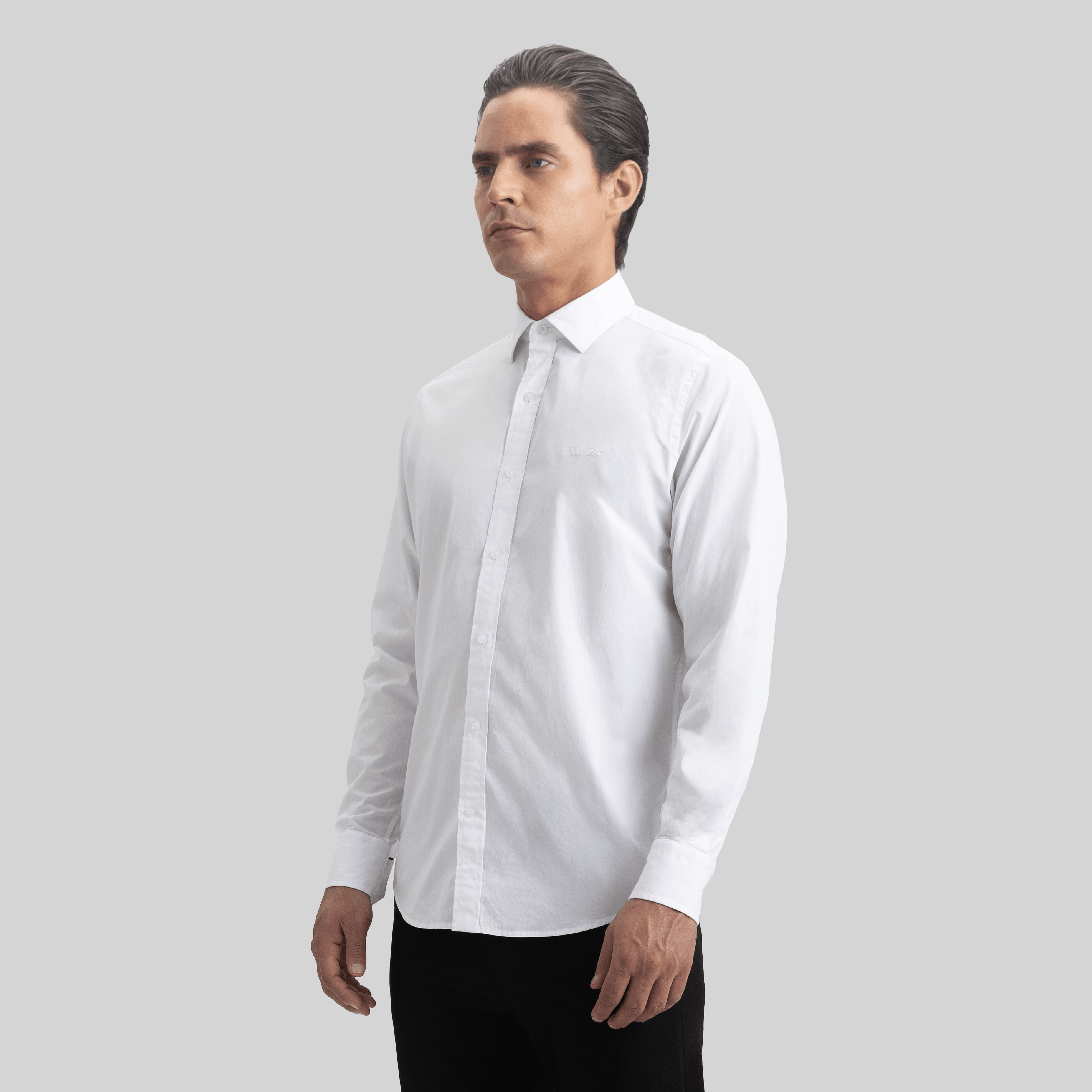 Monastery Couture Camisa Blanca para Hombre Rolls Monastery L