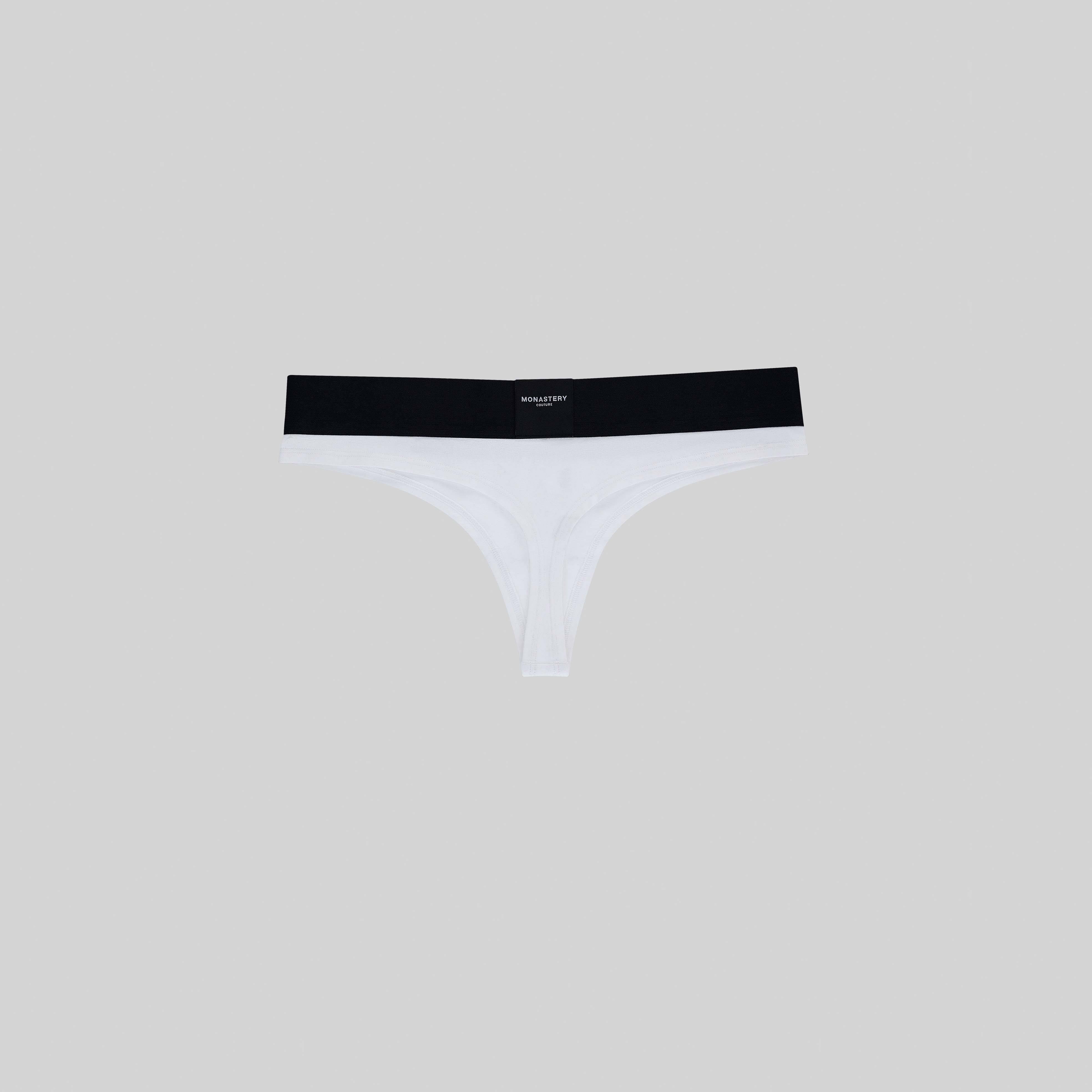 INFINITY PANTY WHITE | Monastery Couture