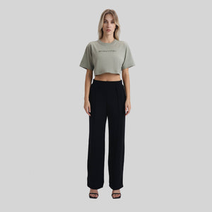 VETTEL CROP TOP SEAGRASS | Monastery Couture