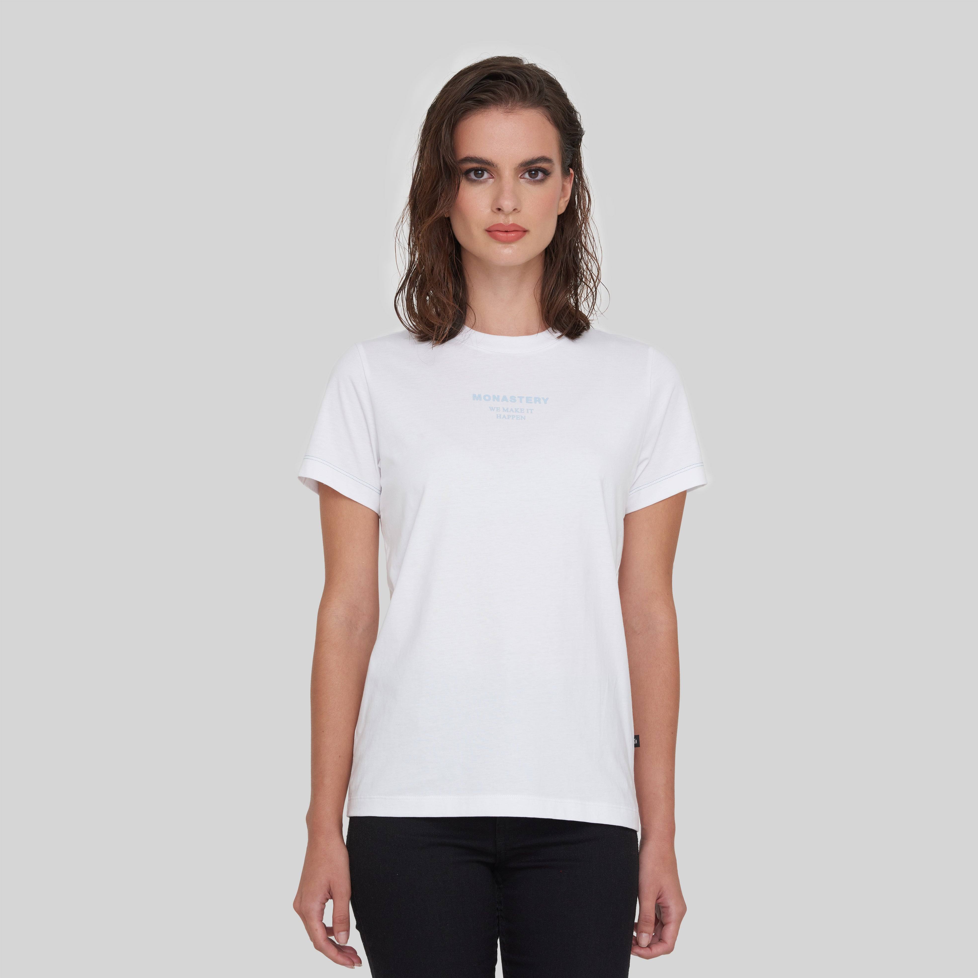 FINLE WHITE T-SHIRT | Monastery Couture