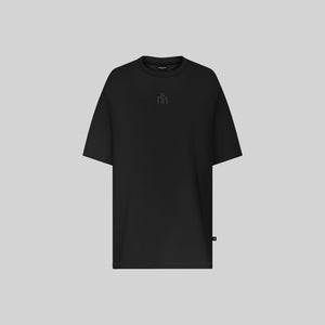 FORZA BLACK T-SHIRT OVERSIZE | Monastery Couture