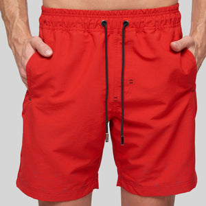 OCRIDA RED SWIM SHORT | Monastery Couture