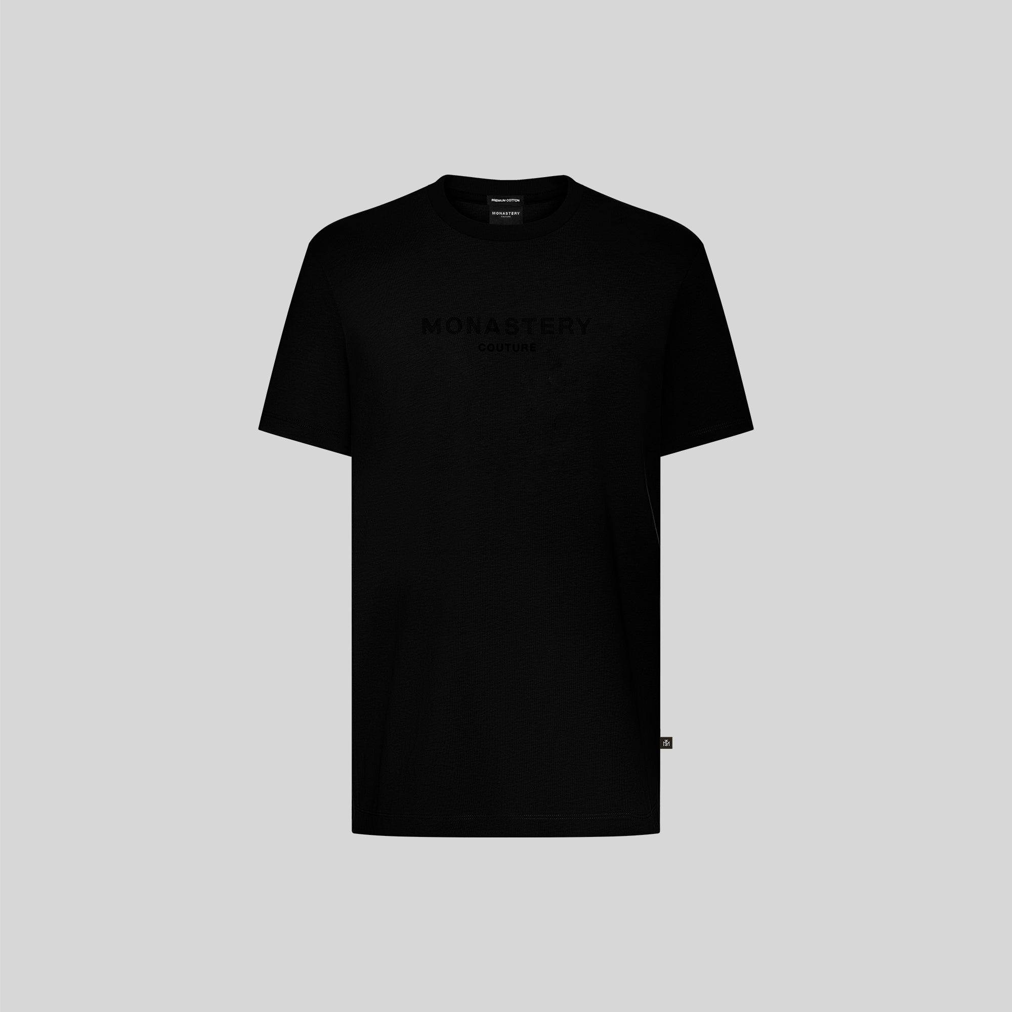 TAFOS BLACK T-SHIRT | Monastery Couture