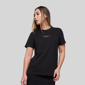 CLOE BLACK T-SHIRT | Monastery Couture