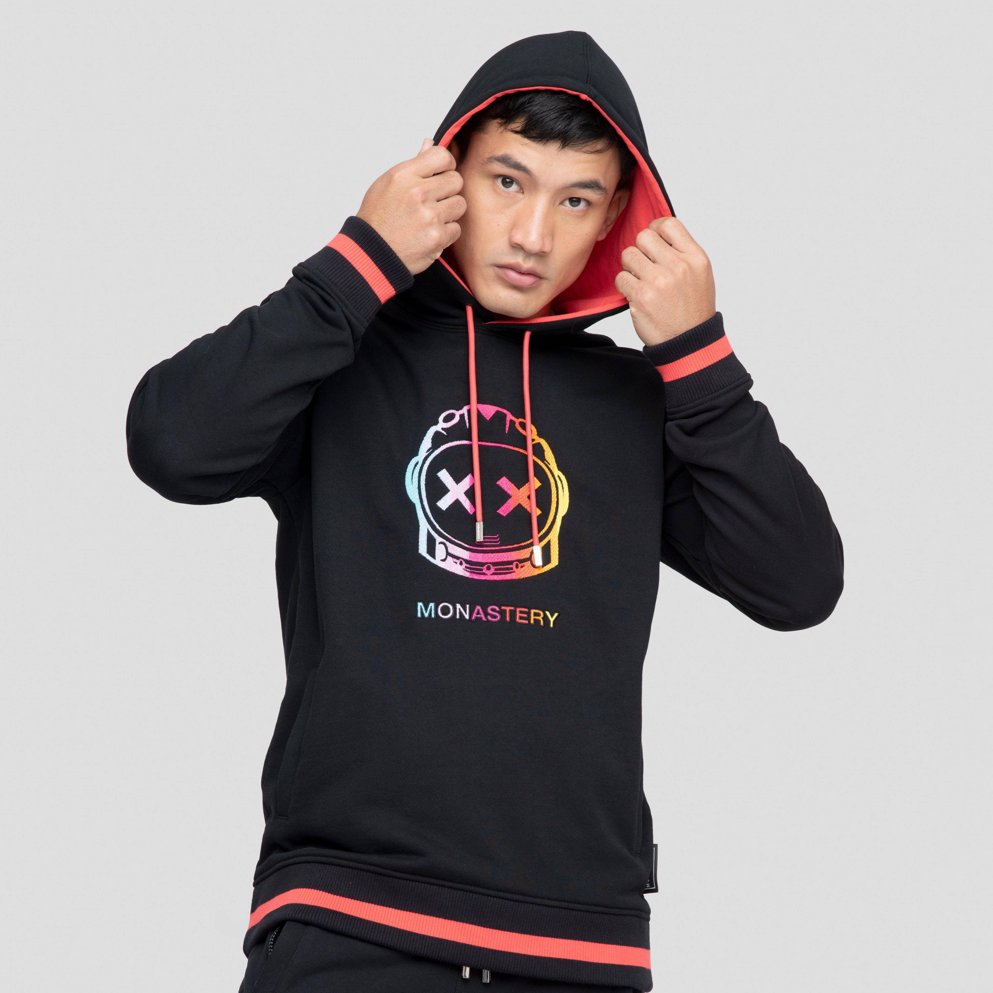 CRUX BLACK HOODIE | Monastery Couture