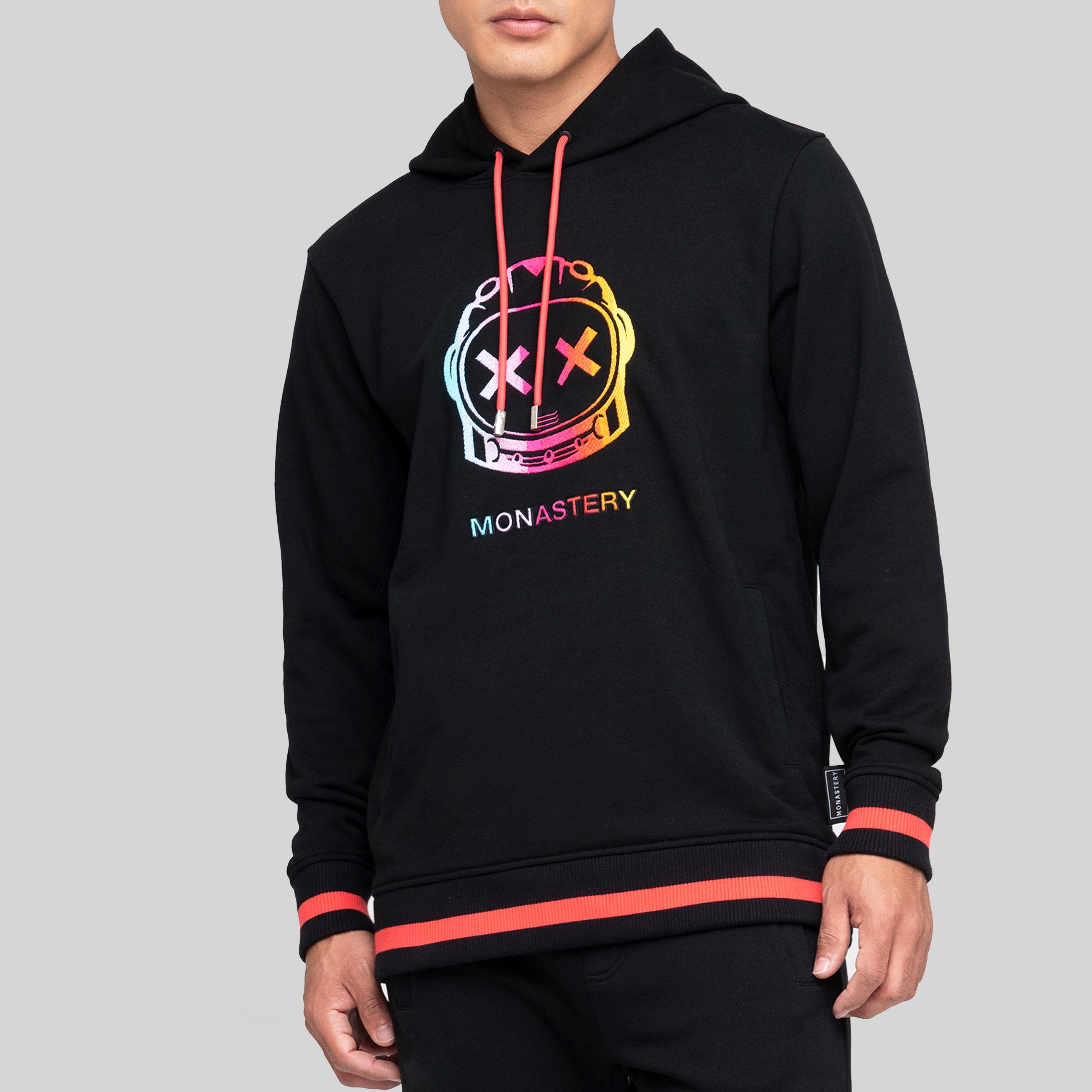 CRUX BLACK HOODIE | Monastery Couture