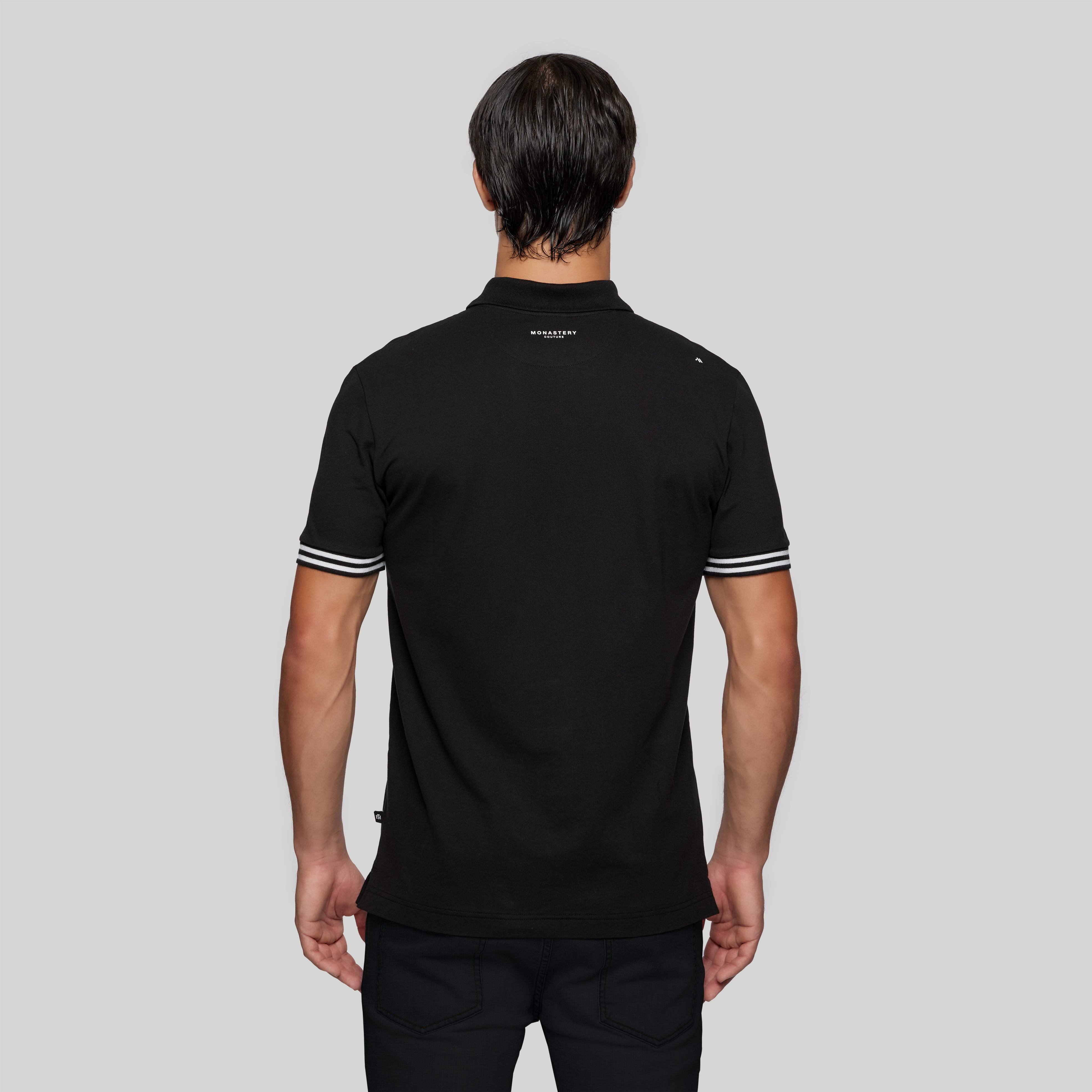 KARI BLACK POLO | Monastery Couture