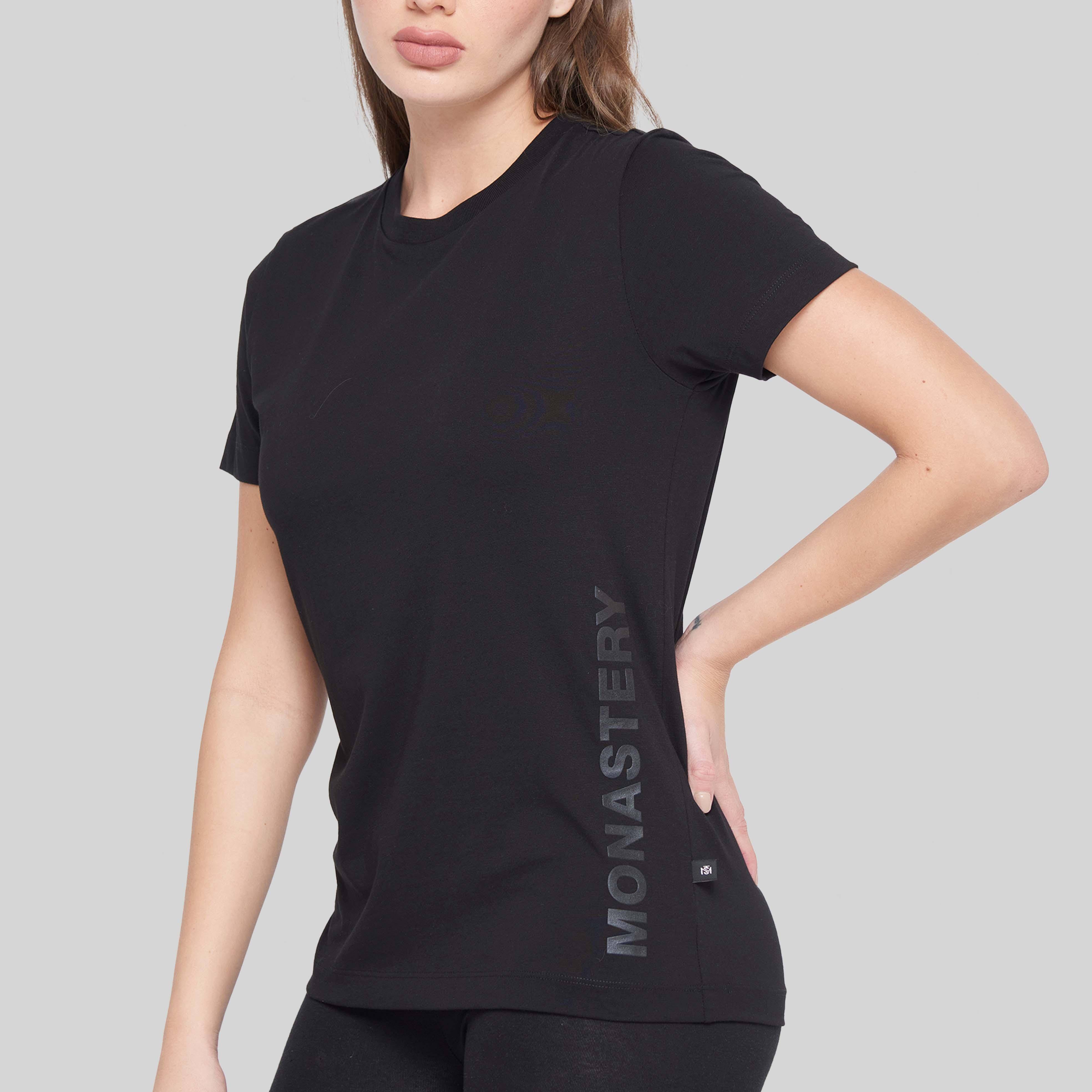 SIRRA BLACK T-SHIRT | Monastery Couture